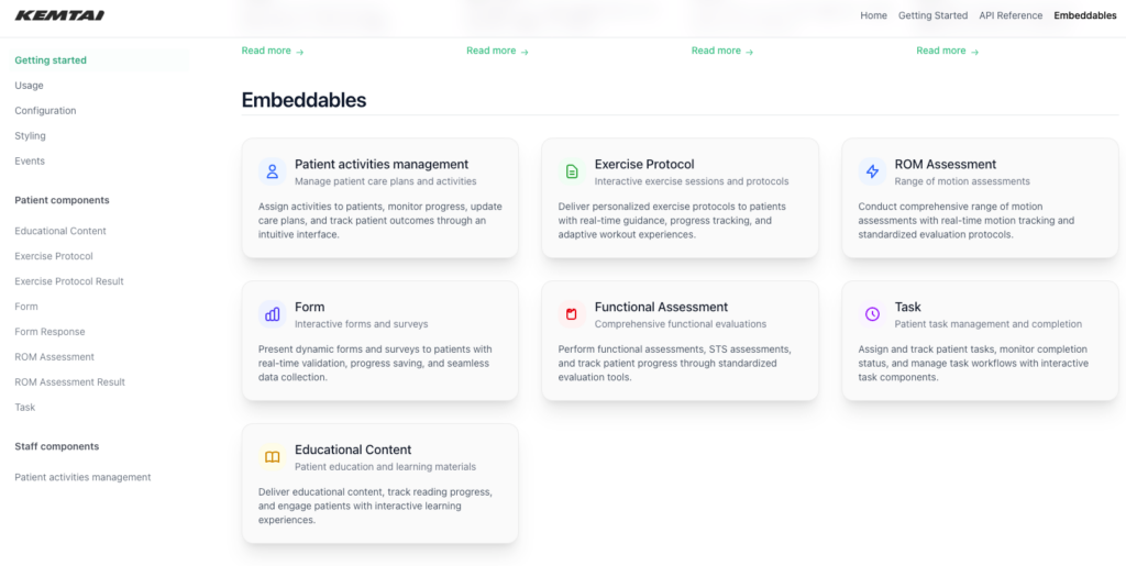 Digital Health Platforms - Kemtai