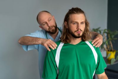 athlete-doing-physiotherapy-front-view